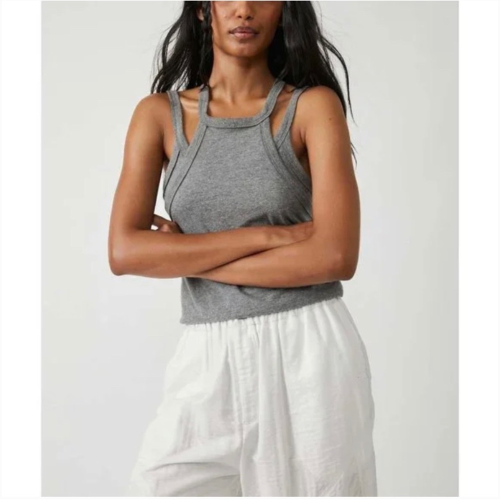 NWT Free People Two Times the Charm Tank - M
